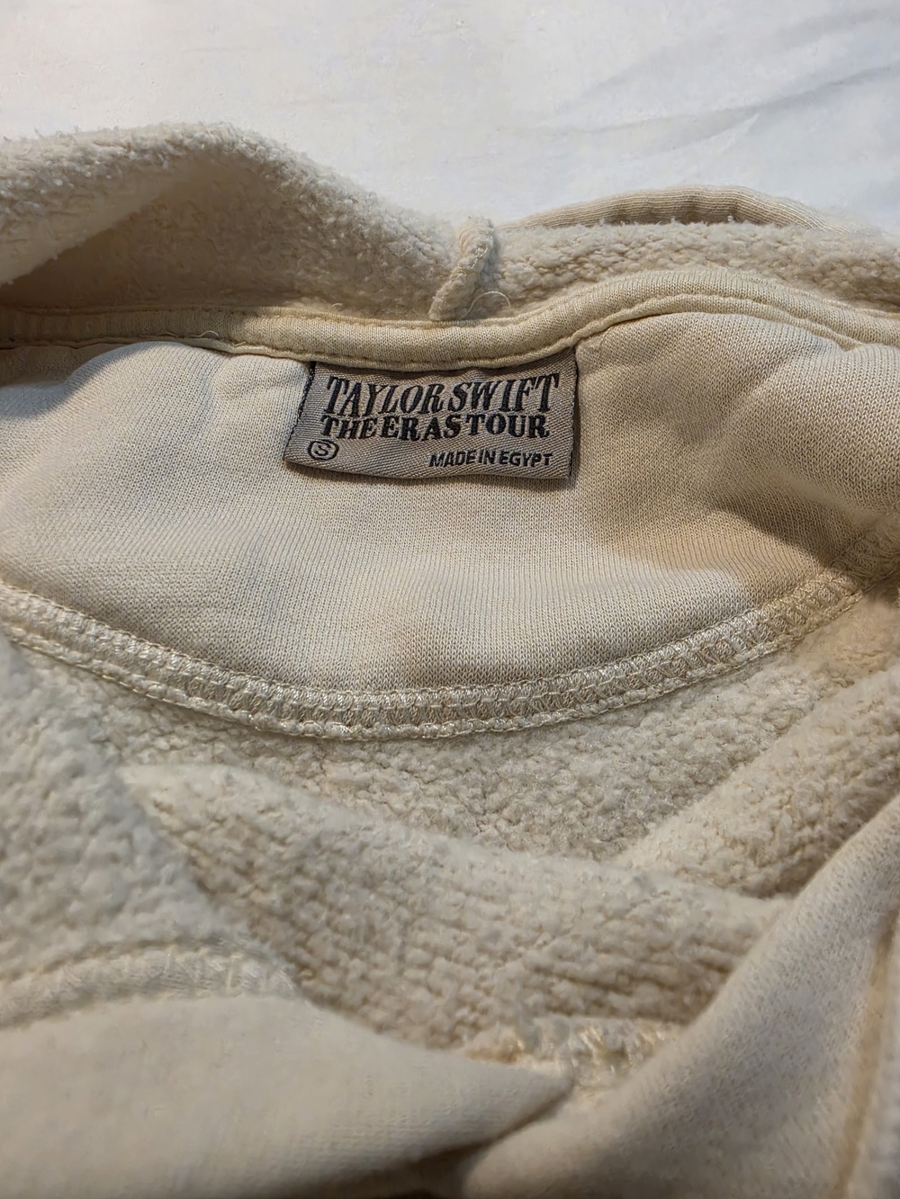 Taylor Swift Cream Crewneck Sweatshirt - The Eras Tour - Picture 3 of 7